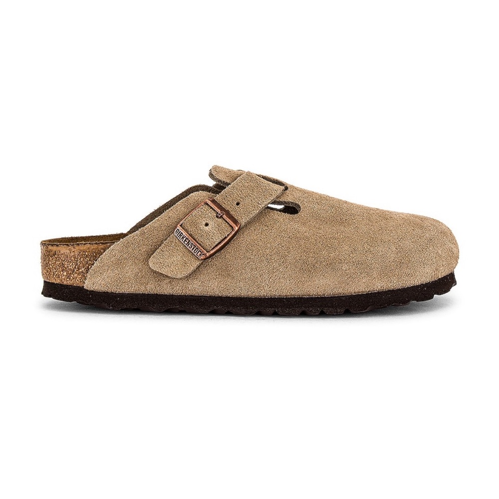 Birkenstock Boston in Taupe